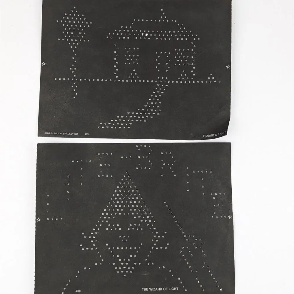 Vintage 1986 Lite Brite Milton Bradley WORKING w Box Pegs Patterns Tested - Picture 11 of 15